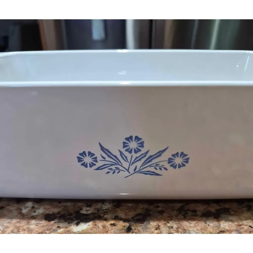 Corning Ware Blue Cornflower Bread Loaf Pan